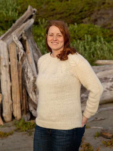 Winter Cable Sweater Knitting Pattern