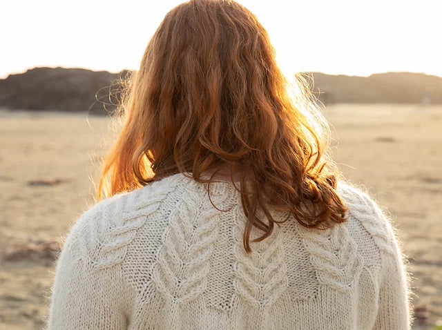 Winter Cable Sweater Knitting Pattern