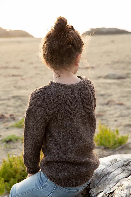 Winter Cable Sweater Knitting Pattern