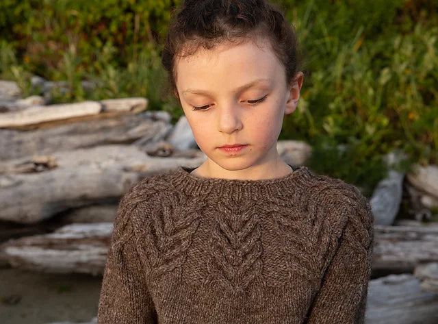 Winter Cable Sweater Knitting Pattern