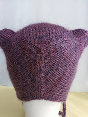 Bear Bonnet Knitting Pattern