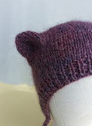 Bear Bonnet Knitting Pattern
