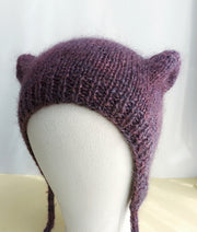 Bear Bonnet Knitting Pattern