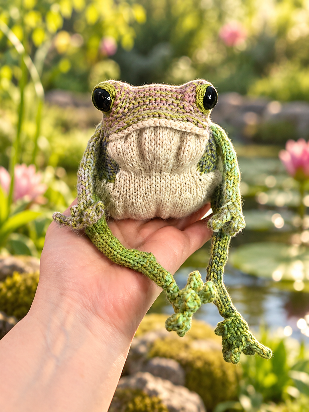Toad Plush Knitting Pattern