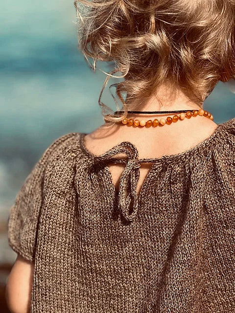 Flowy Kids Blouse Knitting Pattern