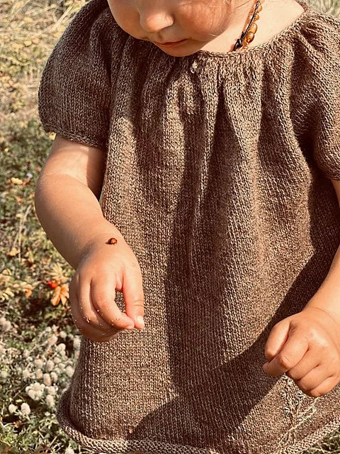 Flowy Kids Blouse Knitting Pattern