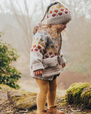 Fair Isle Kids Cardigan Knitting Pattern