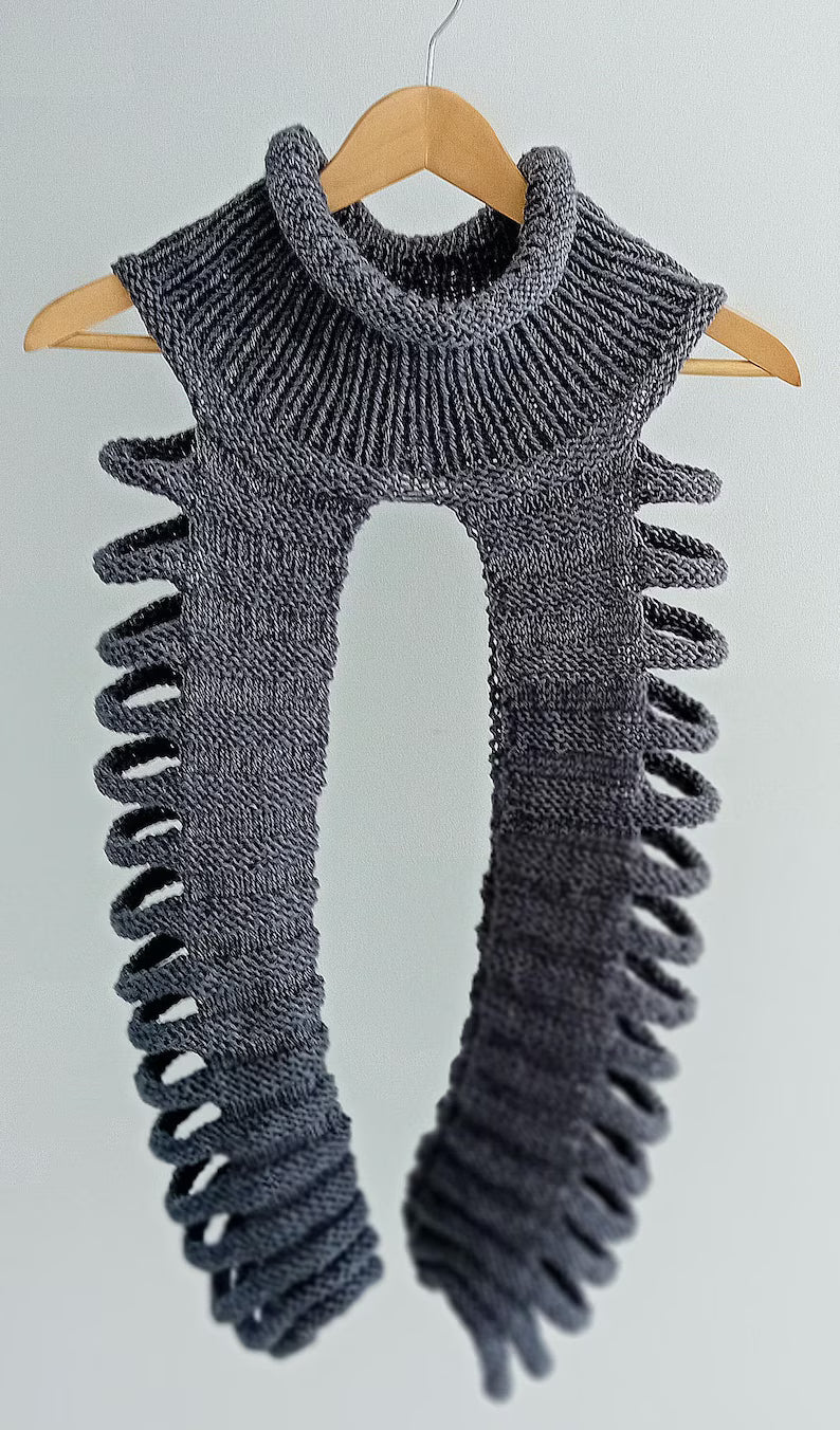Loop Bolero Knitting Pattern