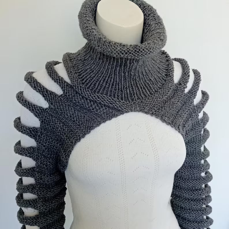 Loop Bolero Knitting Pattern