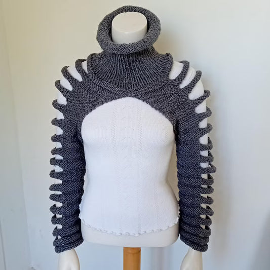 Loop Bolero Knitting Pattern