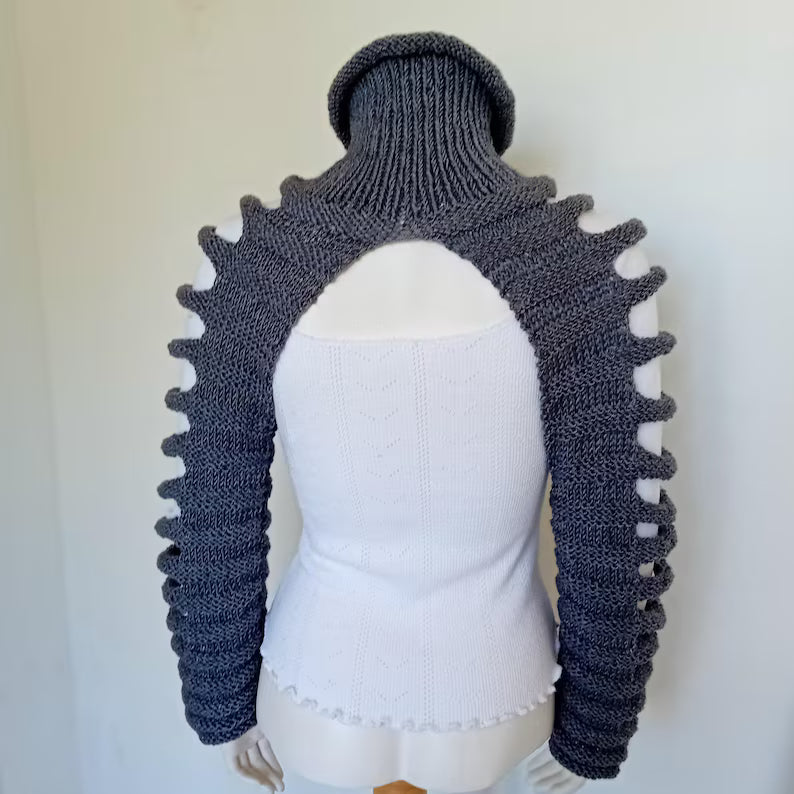 Loop Bolero Knitting Pattern