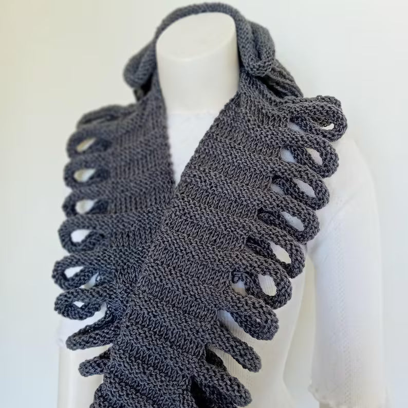 Loop Bolero Knitting Pattern