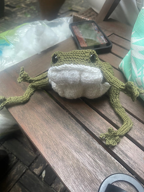 Toad Plush Knitting Pattern