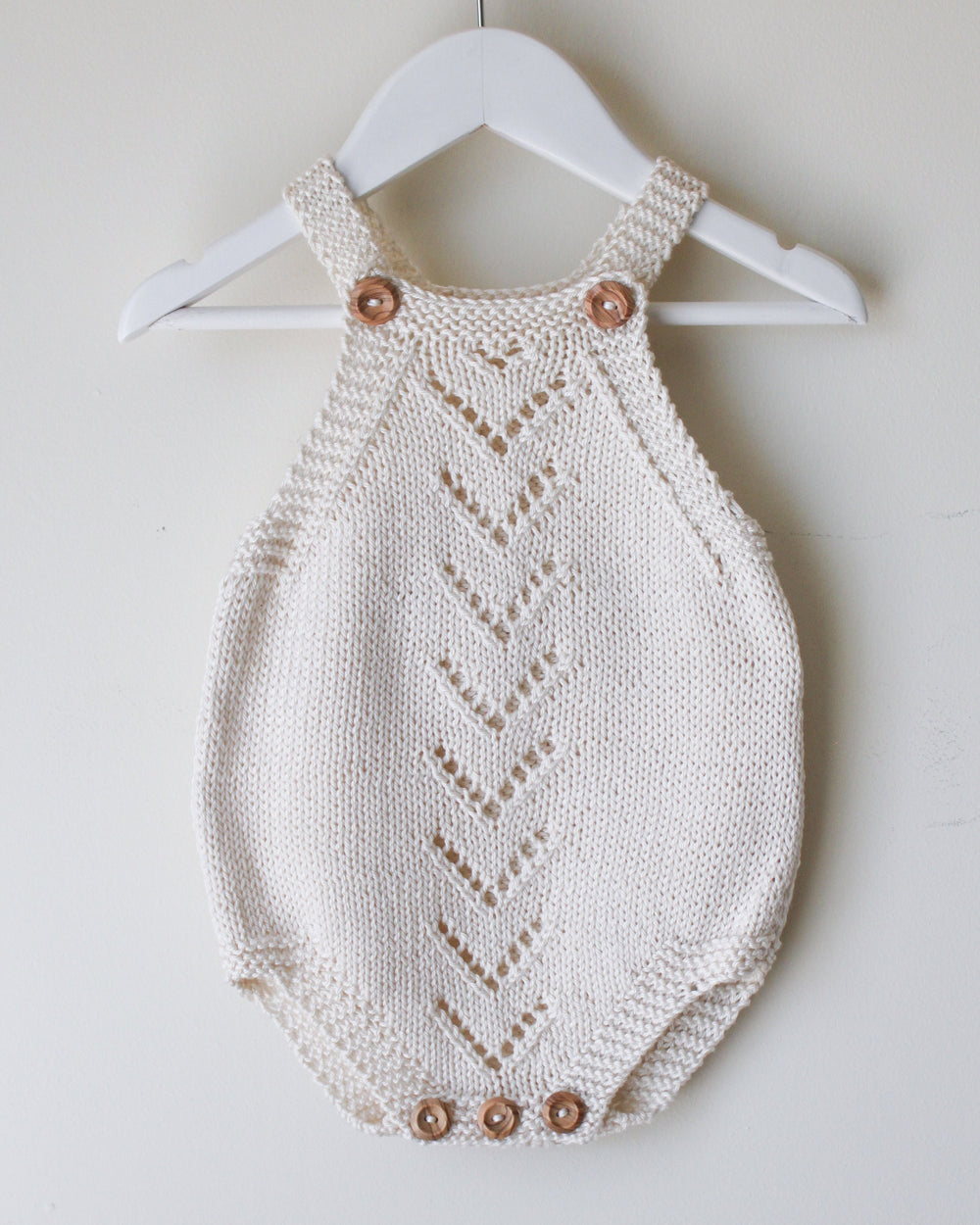 Lace Baby Romper Knitting Pattern