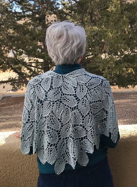 Forest Lace Shawl Knitting Pattern