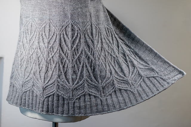 A-Line Cable Cardigan Knitting Pattern