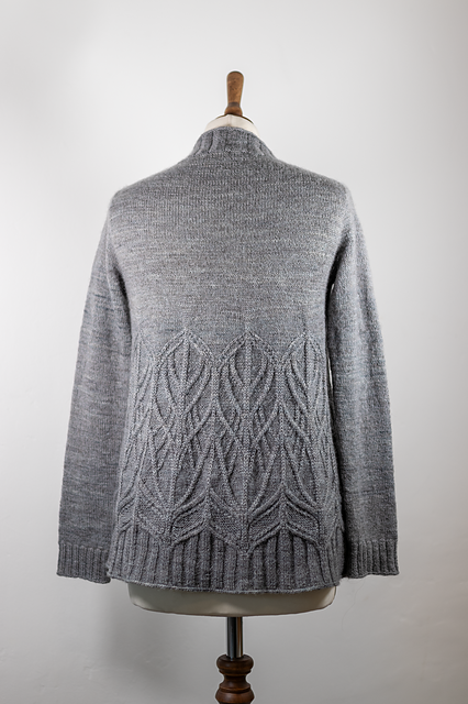 A-Line Cable Cardigan Knitting Pattern
