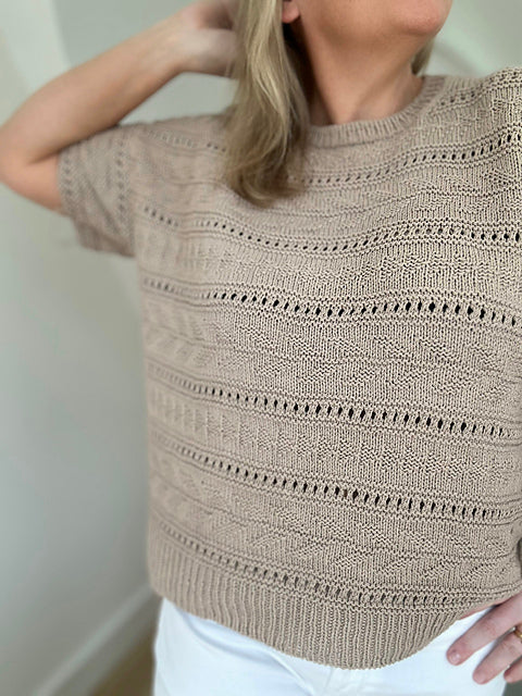 Breezy Boxy Tee Knitting Pattern