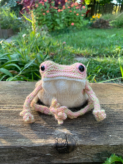 Toad Plush Knitting Pattern