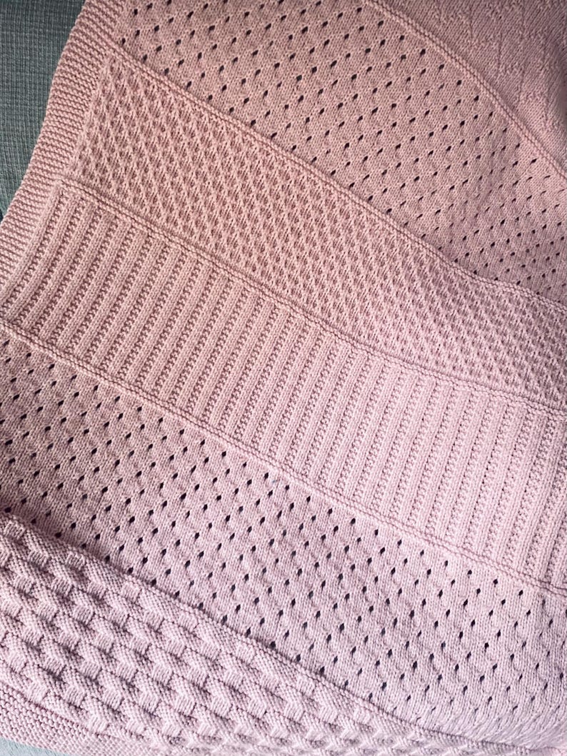 Strawberry Baby Blanket Knitting Pattern