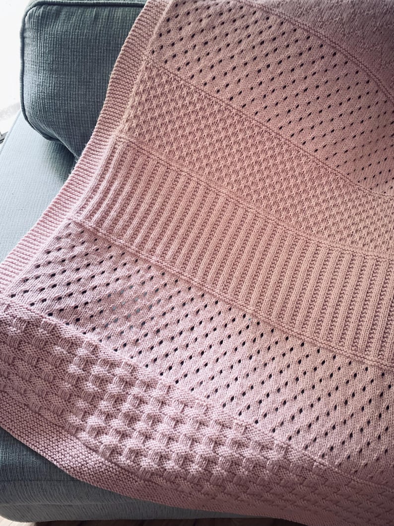 Strawberry Baby Blanket Knitting Pattern