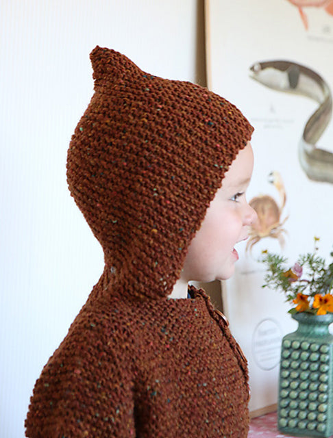 Kids Hooded Sweater Knitting Pattern