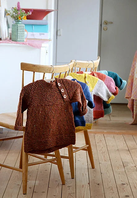 Kids Hooded Sweater Knitting Pattern