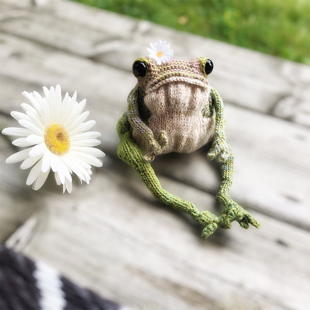 Toad Plush Knitting Pattern